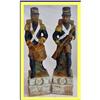 Image 1 : ANTIQUE CERAMIC CANDLESTICKS SOLDIER DRUMMERS #2046830