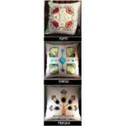 6 ARTS & CRAFTS MISSION EMBROIDERED PILLOWS #2056611