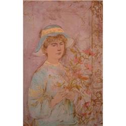 Flora  signed & numbered lithograph by Edna #2056632