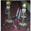 Image 1 : Period Arts &amp; Crafts Hand Hammered Andirons#2056815