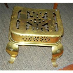 Georgian Pierced Brass Kettle Stand  #2056822