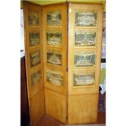 Folding Screen or Room Divider with Antique #2056831