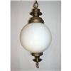 Image 1 : England Opaline and Bronze Pendant Light #2056873