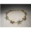 Image 1 : 14K 10K YG Amethyst Topaz Peridot Bracelet #2056941