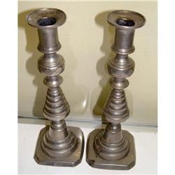 19c Victorian Candlesticks English England UK #2057239