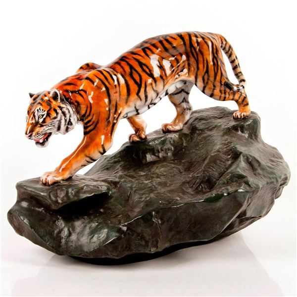 Royal Doulton Prestige Figurine, Tiger On Rock HN2639