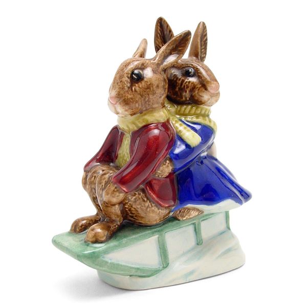 Royal Doulton Bunnykins Figurine, Sleigh Ride DB4