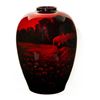 Image 2 : Royal Doulton Flambe Vase, Loading Hay