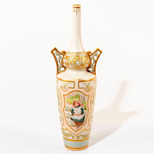 Doulton Lambeth Carrara Ware Ada Dennis Vase, Child Study
