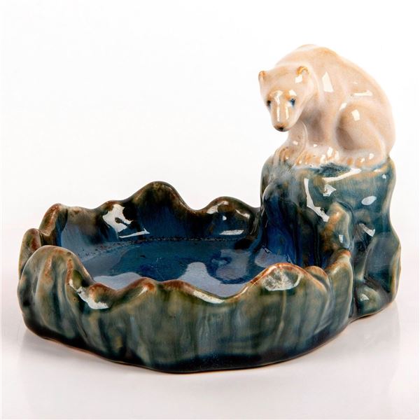 Doulton Lambeth Stoneware Bibelot, Polar Bear