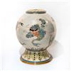 Image 2 : Unique Andrew Hull Globular Stoneware Lidded Vase