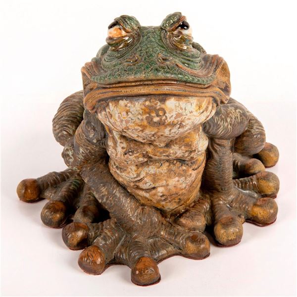 Cobridge Stoneware Andrew Hull Frog Figurine, Terrance