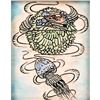 Image 1 : Framed Andrew Hull Pottery Decorative Trial Tile, Signed