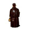 Image 2 : 19th Century English Pottery Figural Flask, Night Watchman