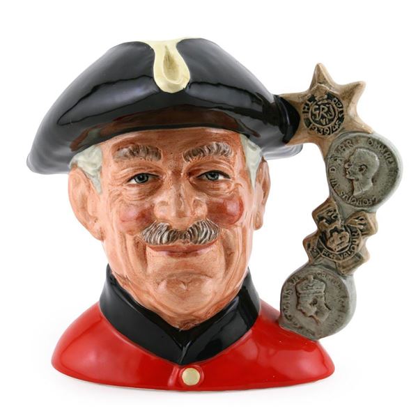Chelsea Pensioner - Holmes Backstamp - Large Character Jug