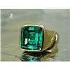 Image 1 : RHJ Cushion Cut Simulated Emerald (YAG)  #2006244