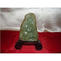 Burmerse Jadeite of Shoulao Statue of 18th #2006424