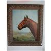 Image 1 : OIL PAINTING HORSE "MAN O'WAR" 1947 HARRIET #2006435