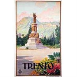 TRENTO; Original Italian Travel Poster ca1920 #2006978