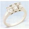 Image 1 : 0.75 CARATS engagement ring DIAMOND RING three #2006990