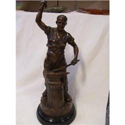 Blacksmith Bronze Statue #2007171