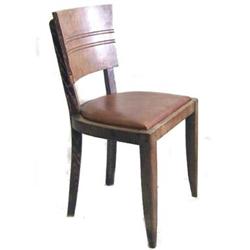 Set 6 French Art Deco Oak Dining Chairs #2018206