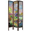 Image 1 : Arts & Crafts Stained Glass Screen #2018243