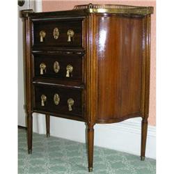 Federal Regency Commode Chest of Drawers #2018305