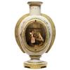 Image 1 : Porcelain Jewelled Gilded Handled Vase #2018308