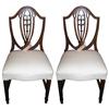 Image 1 : Pair Shield Back Hepplewhite Side Chairs #2018469