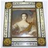 Image 1 : Miniature Framed Female Portrait Painting #2018637