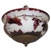 Image 1 : Loetz Cameo Glass Hanging Ceiling Lamp #2018721