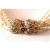 Image 1 : 8-Strand Pearl Necklace With Diamond Clasp #2018903