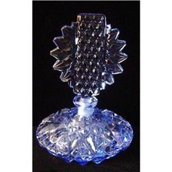 Antique Blue Crystal Perfume Bottle #2019121