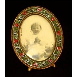 Antique  Micro- Mosaic Picture Frame #2019131