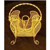 Image 1 : Antique Brass Wire Letter Rack #2019134