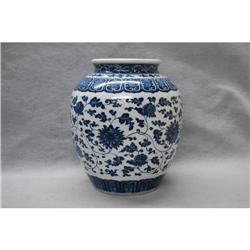 Chinese  Blue  and  White  Porcelain  Jar #2033558