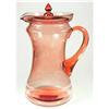 Image 1 : Dunbar Pink Depression Glass Pitcher w Lid #2033720