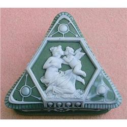 Schafer & Vater KISSING Jasperware Jar #2033746