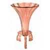 Image 1 : Pink Art Deco Rocket Vase - Curved Legs #2033877