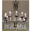 Image 1 : Beaded Crystal Chandelier Fixture #2033916