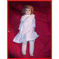 Antique Heubach Bisque & Leather Jointed Doll #2033999