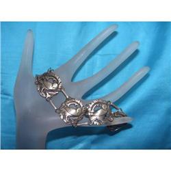 Hallmarked Art Deco Sterling Silver Bracelet  #2034240