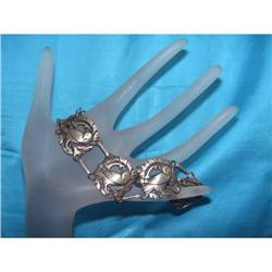 Hallmarked Art Deco Sterling Silver Bracelet  #2034240