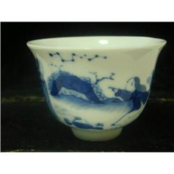 Chinese blue/white porcelain cup #2034243