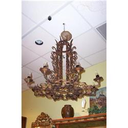 Wrought iron chandelier #2045019