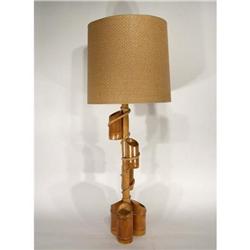 Vintage Rattan Lamp (mid century modern) #2045108