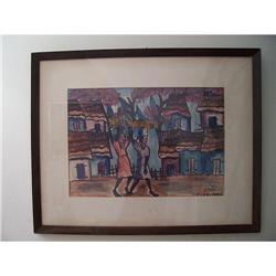 Haitian Watercolor by Blanchard #2045144