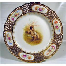 SUPERB DRESDEN MEISSEN RETICULATED FILIGREE #2045151