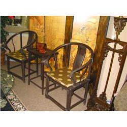 Ming armchairs set-3pcs #2045234